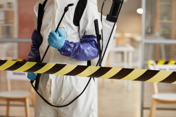 Professional Hoarding Cleanup technician working in Highlands, NJ